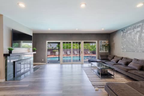 A stunning and opulent living area, providing the perfect setting for relaxation and enjoyment with your family and friends.