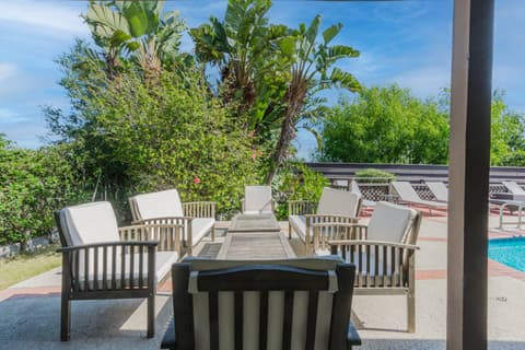 Outdoor seating for you to relish the stunning views around our Airbnb.