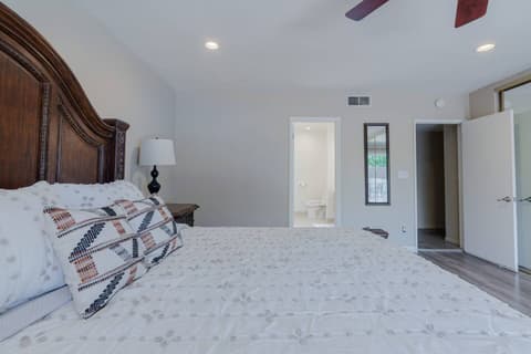 Master bedroom where you can enjoy the best view.