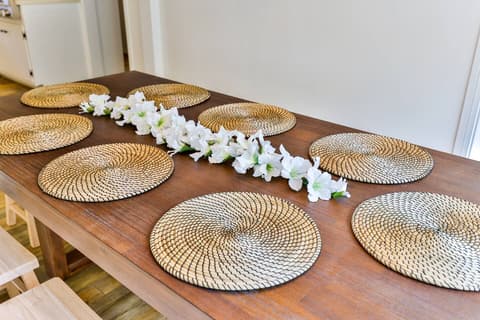 The house offers generous spaces, ensuring a sense of freedom during your stay.