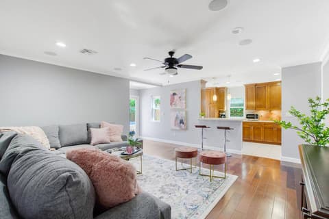 A stunning and opulent living area, providing the perfect setting for relaxation and enjoyment with your family and friends.